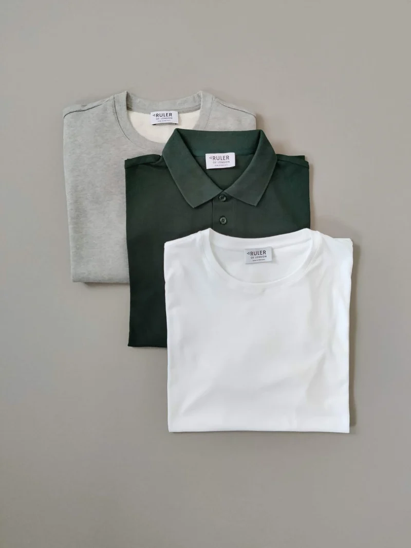 Starter Gift Bundle for Short Men (Polo, T-shirt, Sweatshirt)