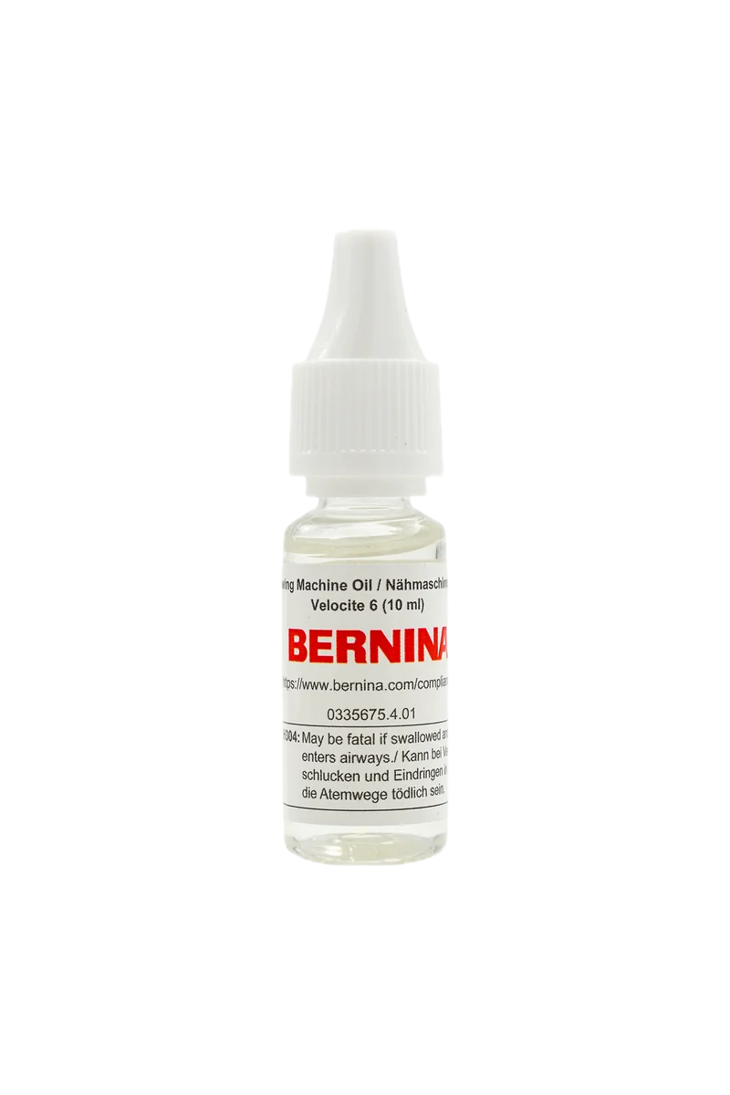 BERNINA Nähmaschinenöl Mobil Velocite 6 – 10 ml