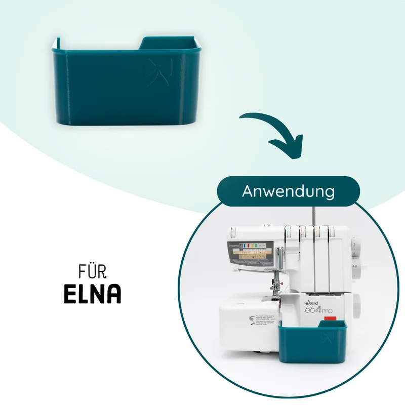 Auffangbehälter für Elna Overlocks