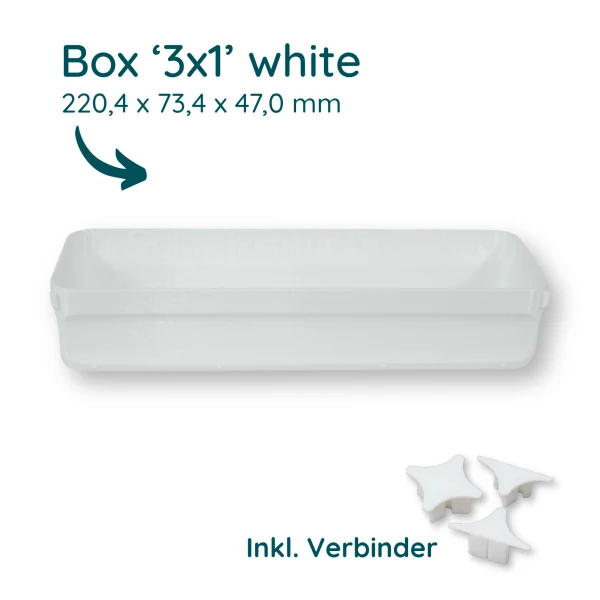 orgAlex Box-Bundle '3x4' #1 - white
