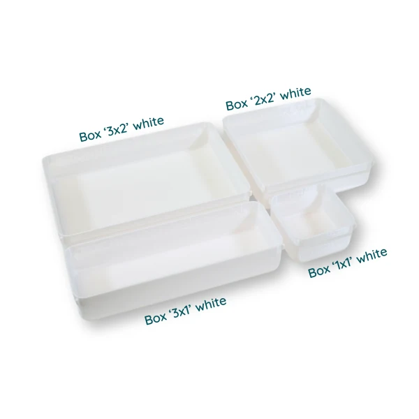 orgAlex Box-Bundle '4x5' #1 - white