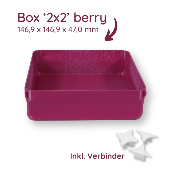 orgAlex Box-Bundle '3x4' #1 - berry