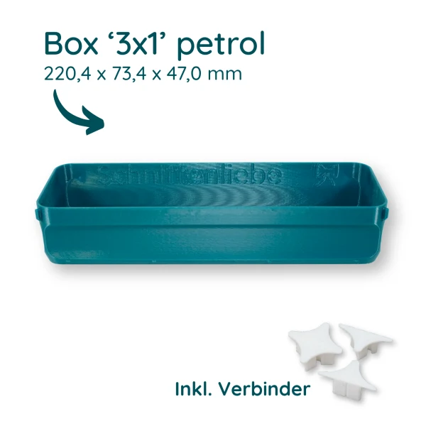 orgAlex Box-Bundle '3x4' #2 - petrol