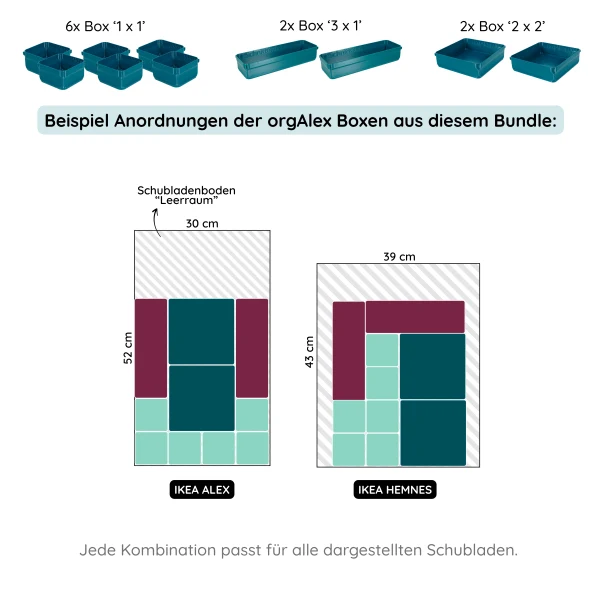 orgAlex Box-Bundle '4x5' #2 - white