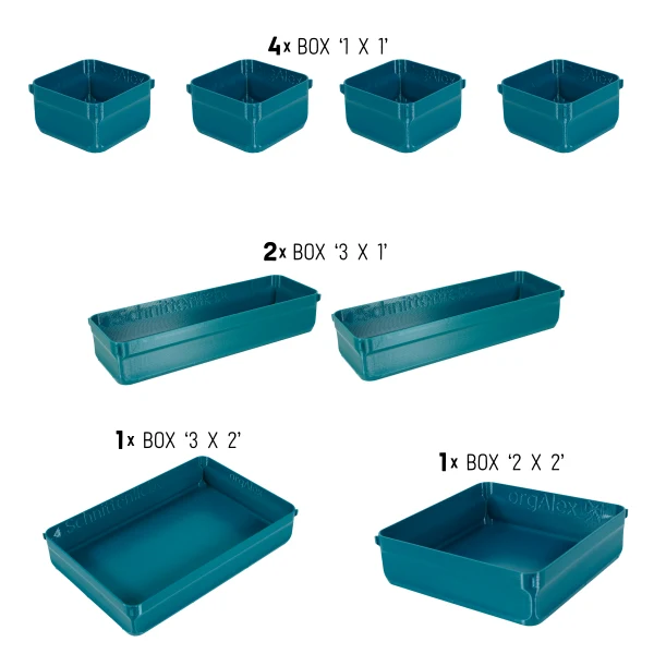 orgAlex Box-Bundle '4x5' #1 - petrol