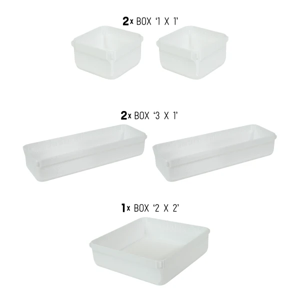 orgAlex Box-Bundle '3x4' #1 - white
