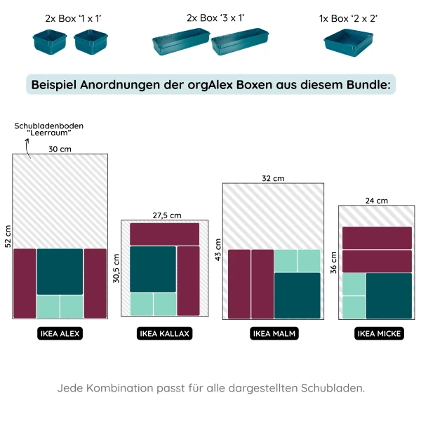 orgAlex Box-Bundle '3x4' #1 - berry