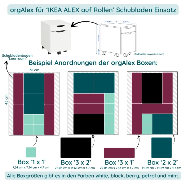 orgAlex Box '1 x 1'