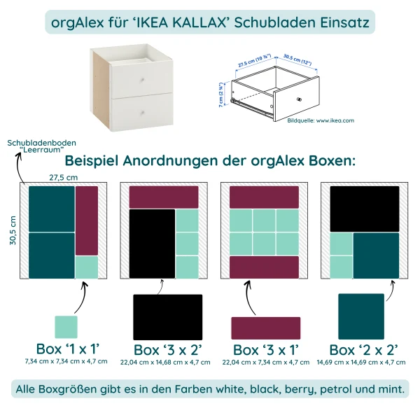 orgAlex Box '1 x 1'