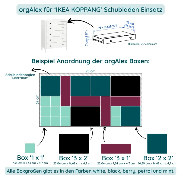 orgAlex Box '1 x 1'