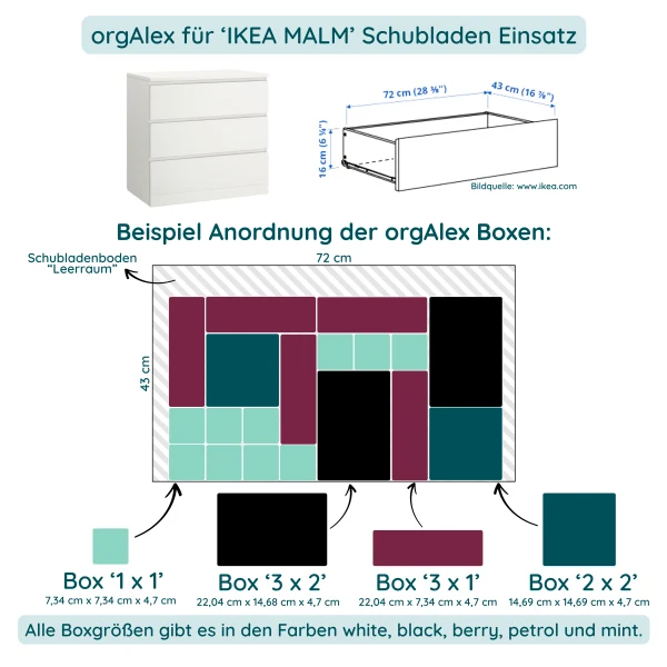 orgAlex Box '1 x 1'