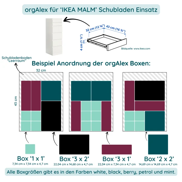 orgAlex Box '1 x 1'