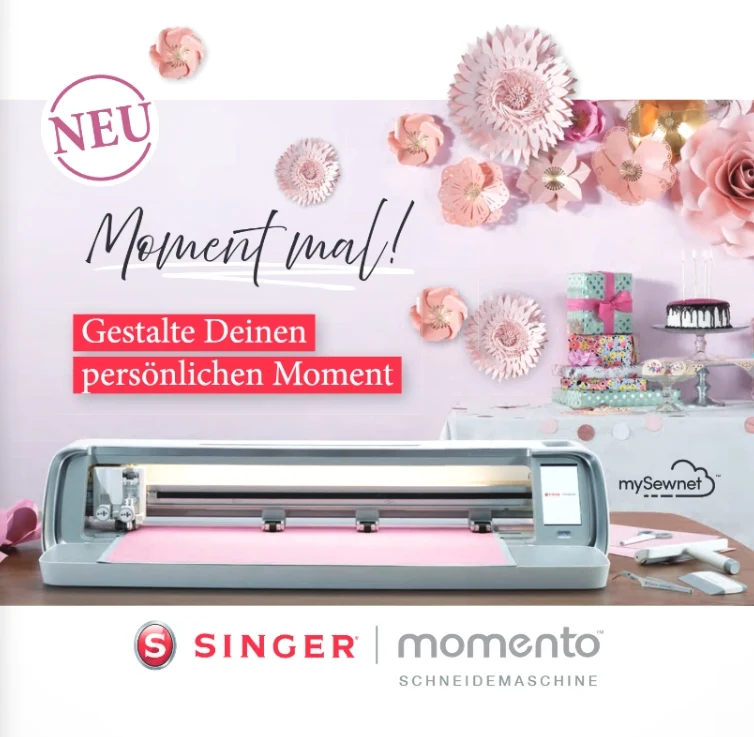 SINGER momento - der Plotter für alle Kreative - kann plotten, schneiden, gravieren, malen und stanzen