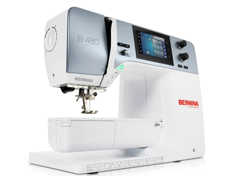BERNINA - B480 - wunderschönes Design mit Kniehebel und Anschiebetisch