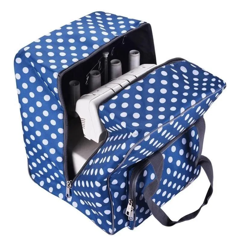 Nähtasche „Phönix“ für Overlockmaschinen (blau)