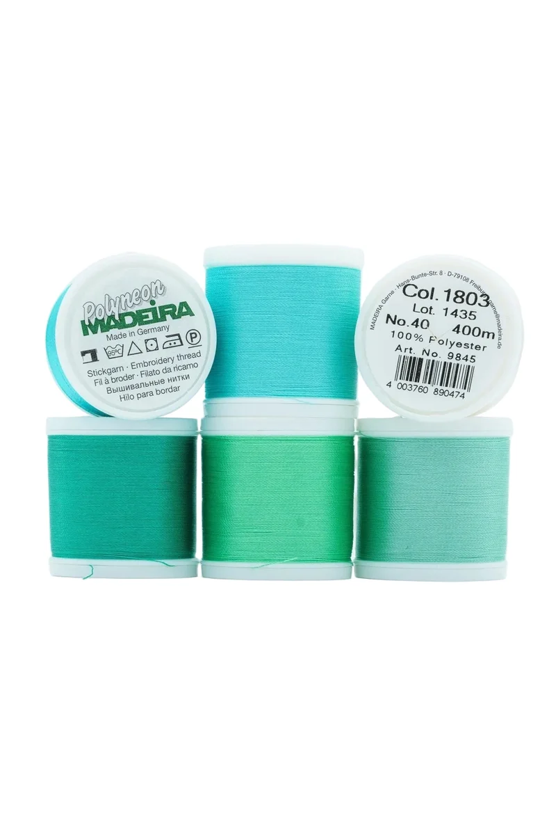 Madeira Polyneon 40 Stickgarn-Set »Soft Forest« – 6 × 400 m
