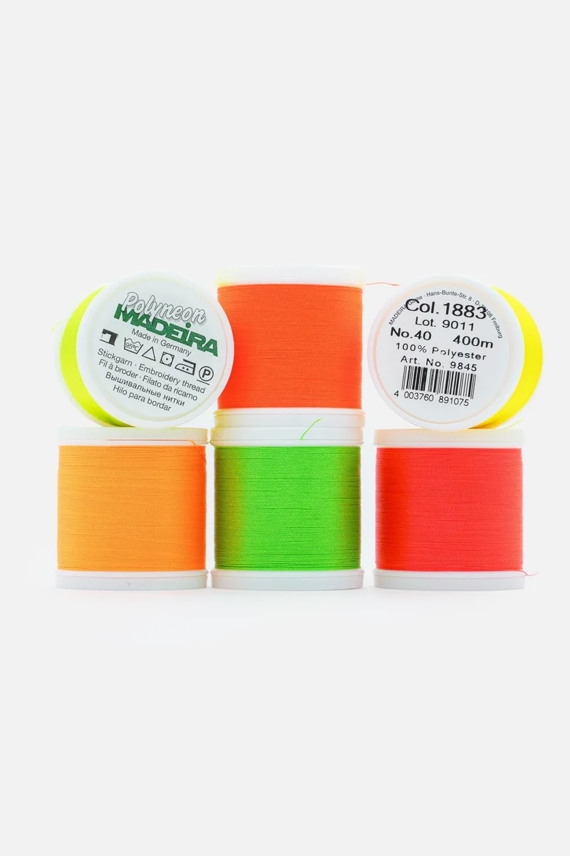 Madeira Polyneon 40 Stickgarn-Set »Neon« – 6 × 400 m