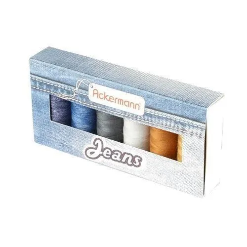 Ackermann Garnset Jeans – robustes Nähgarn für Jeans