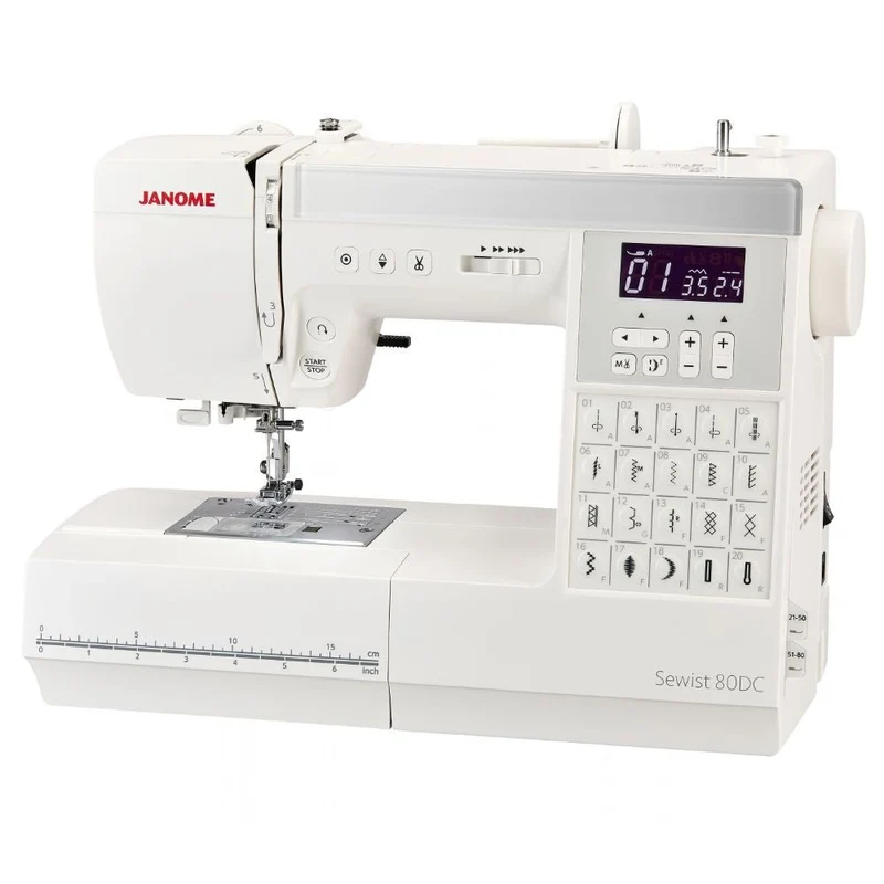 JANOME Sewist 80DC inkl. Anschiebetisch