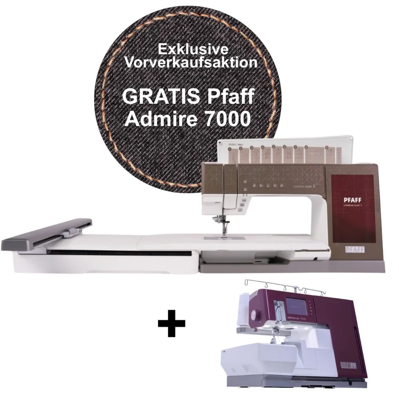Pfaff creative icon 3 Näh und Stickmaschine mit Stickmodul