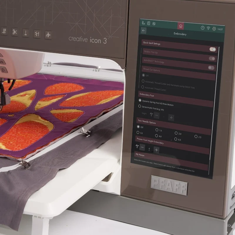 Pfaff creative icon 3 Näh und Stickmaschine mit Stickmodul