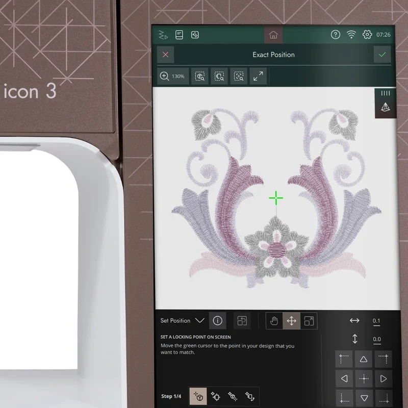 Pfaff creative icon 3 Näh und Stickmaschine mit Stickmodul