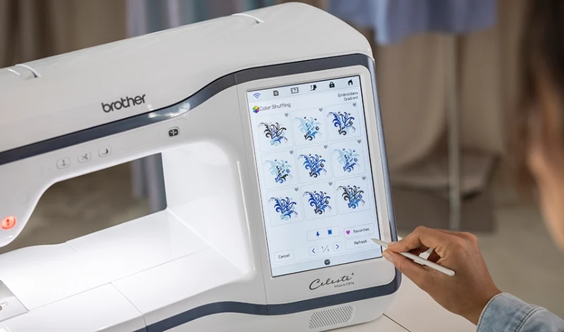 BROTHER - Celeste Innov-is CX1e Stickmaschine die auch Nähen kann