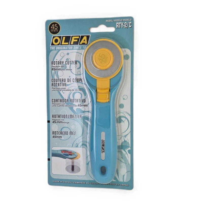 OLFA Rollschneider 45 mm – präziser Zuschnitt für Patchwork