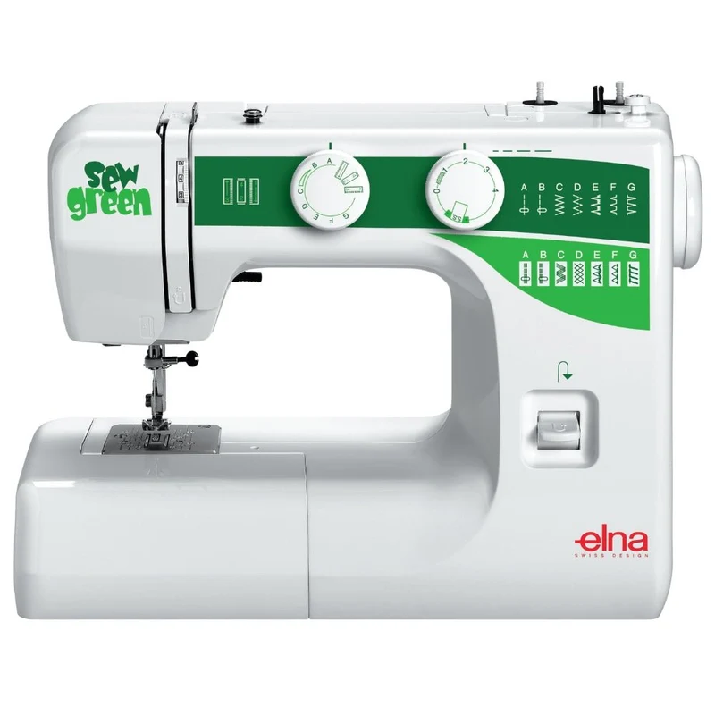 Elna 1000 sew Green mechanische Nähmaschine