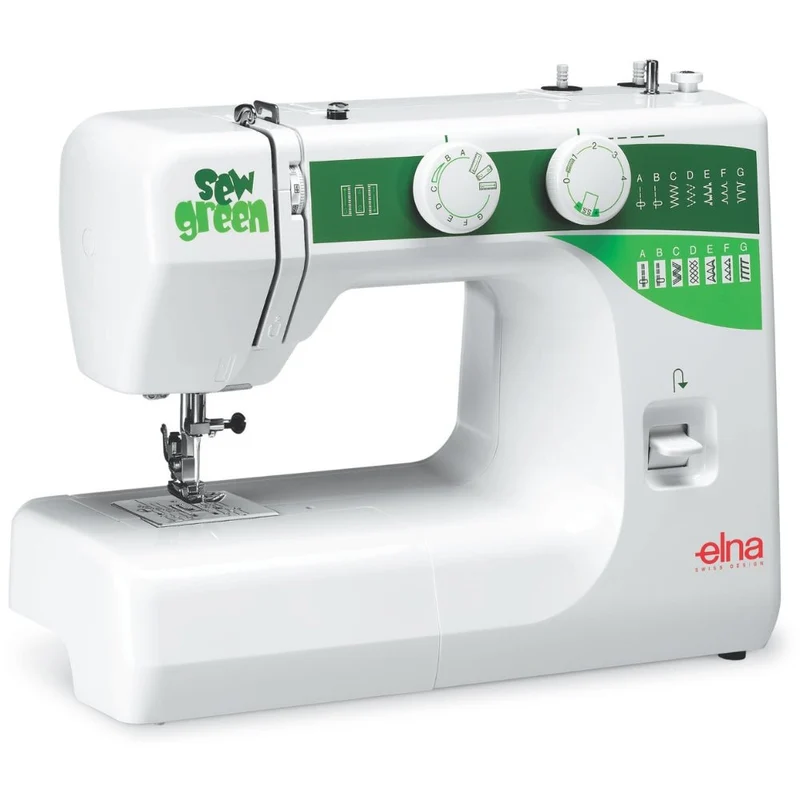 Elna 1000 sew Green mechanische Nähmaschine