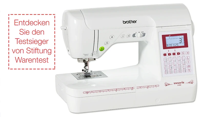 BROTHER - Innov-is F400 - unsere Nähmaschine mit 5 Alphabete