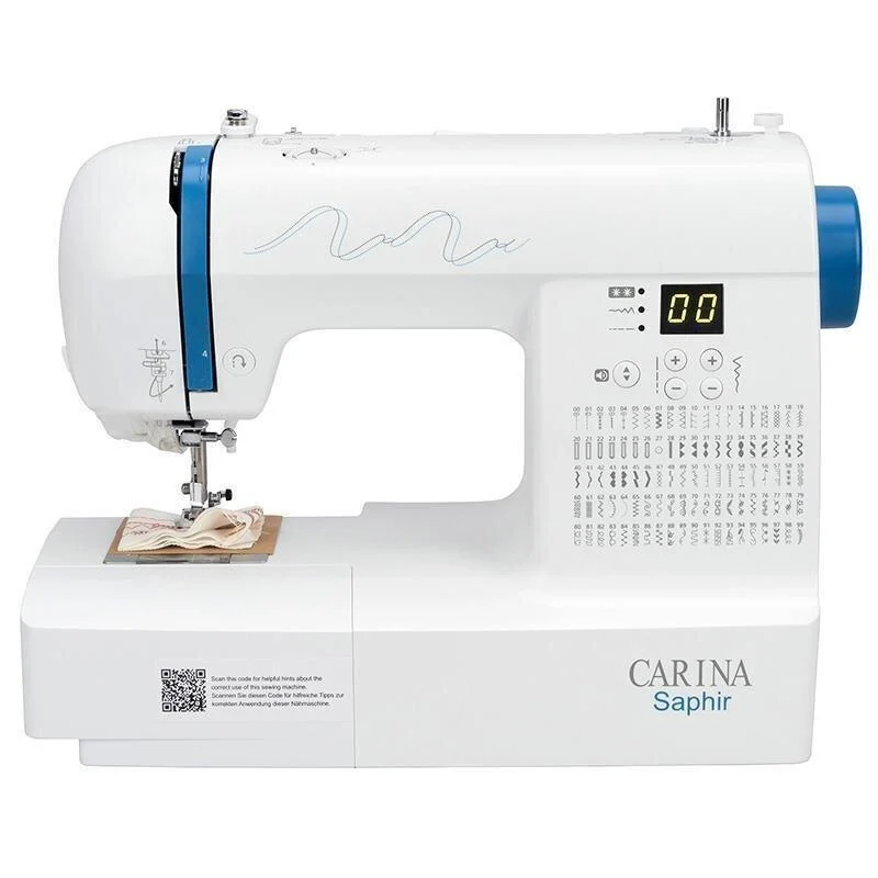 Carina Saphir Computer-Nähmaschine – 100 Stichprogramme & 70-W-Motor