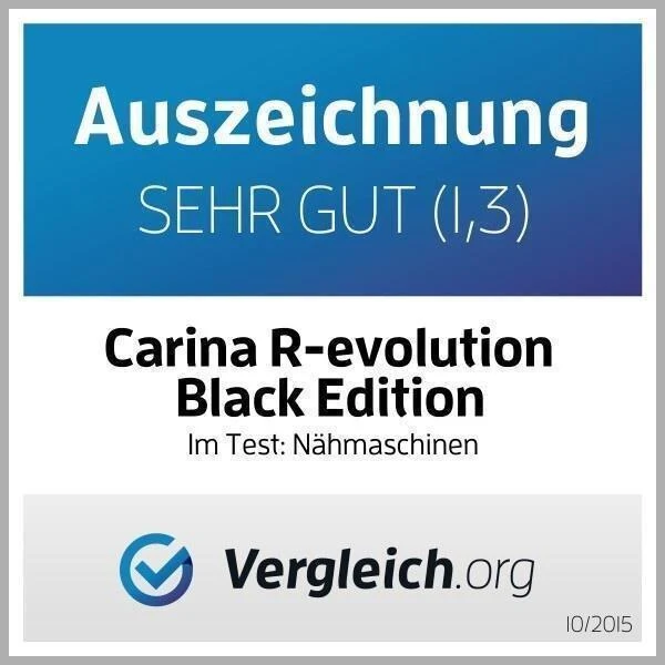 Carina R-Evolution Computer-Nähmaschine – 197 Stichprogramme & 70-W-Motor