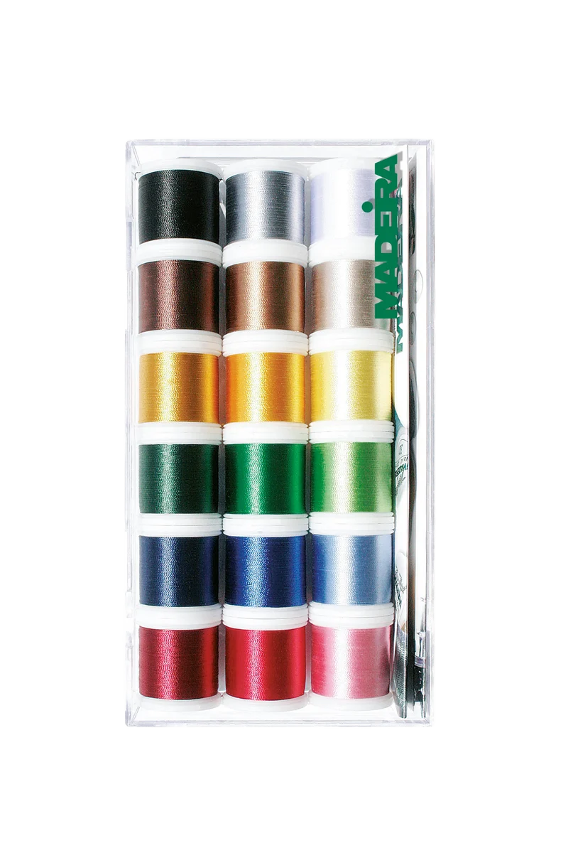 Madeira Polyneon 40 Garnbox – 18 × 400 m