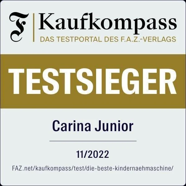 Carina Junior Kindernähmaschine – einfach & sicher für erste Projekte