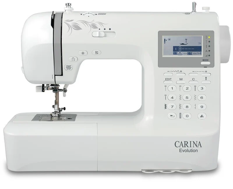 Carina Evolution Computer-Nähmaschine – 404 Stichprogramme & LCD-Display