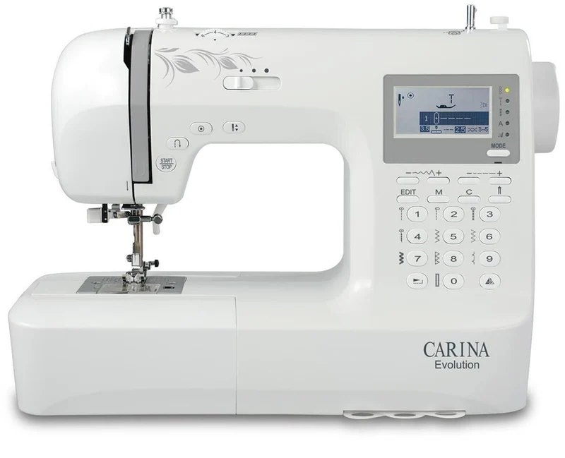 Carina Evolution Computer-Nähmaschine – 404 Stichprogramme & LCD-Display