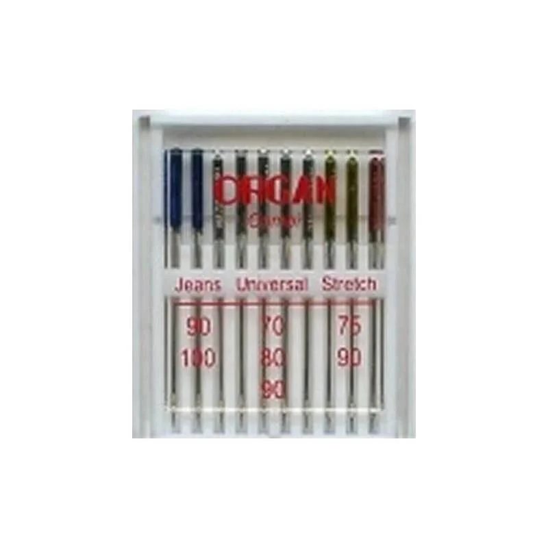 Organ Nähnadeln Combi Box (10 Stück) – gemischtes Sortiment