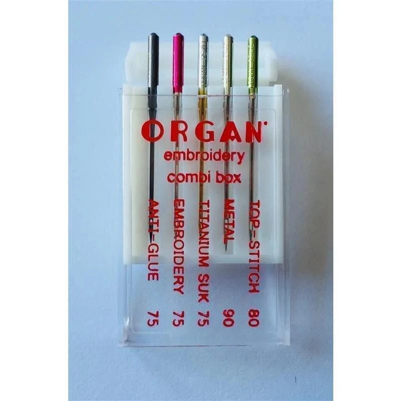 Organ Sticknadeln Combi Box (Embroidery) – 130/705 H
