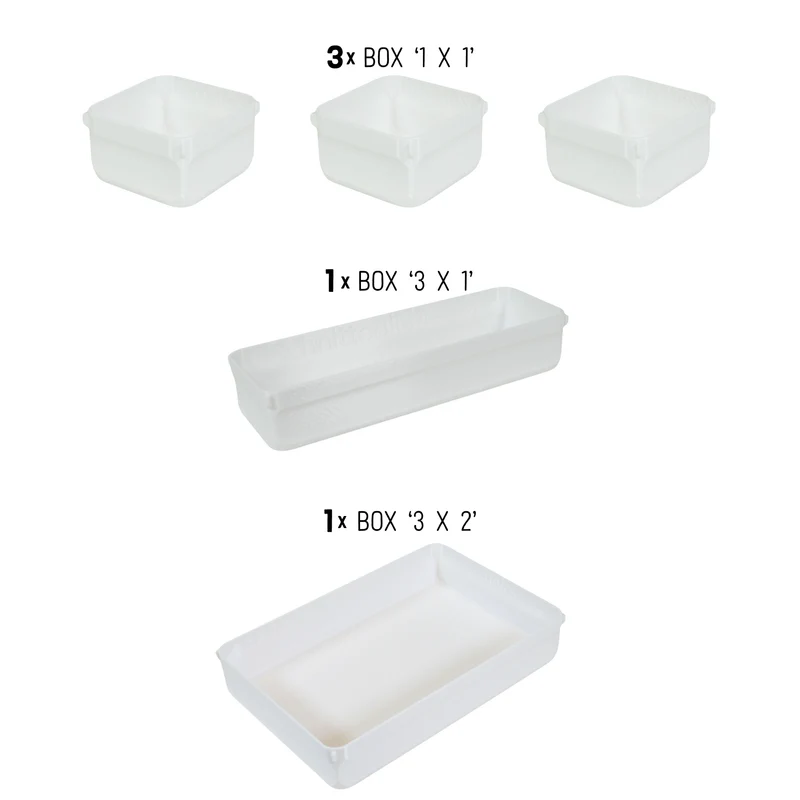 orgAlex Box-Bundle '3x4' #2 - white