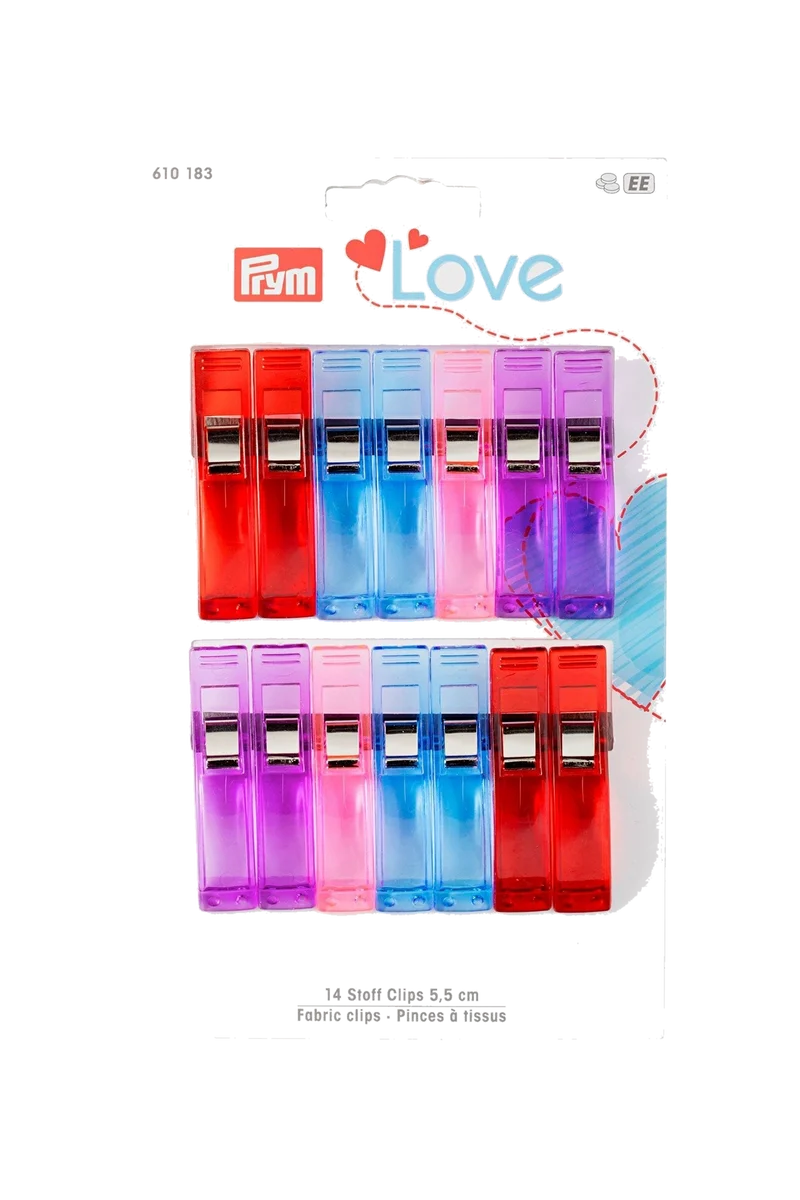 PRYM Love Stoff Clips 5,5 cm (14 Stück)