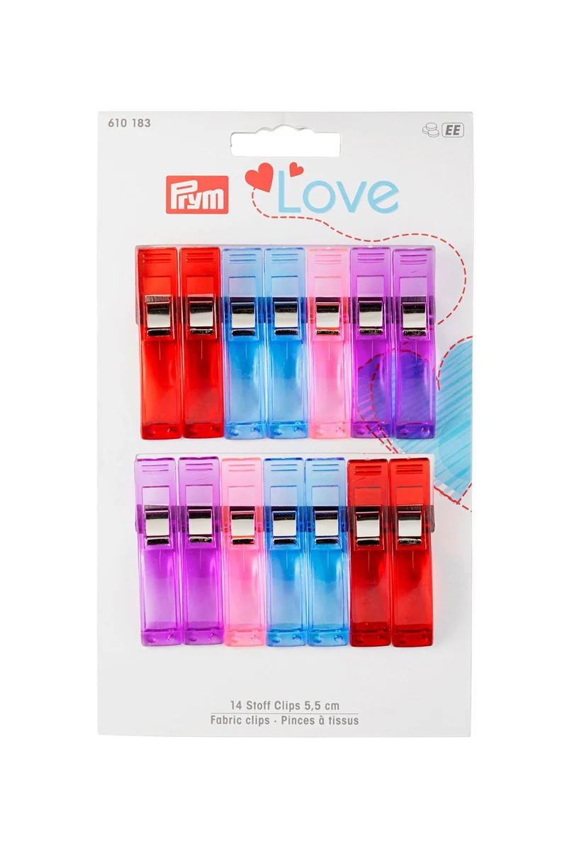 PRYM Love Stoff Clips 5,5 cm (14 Stück)