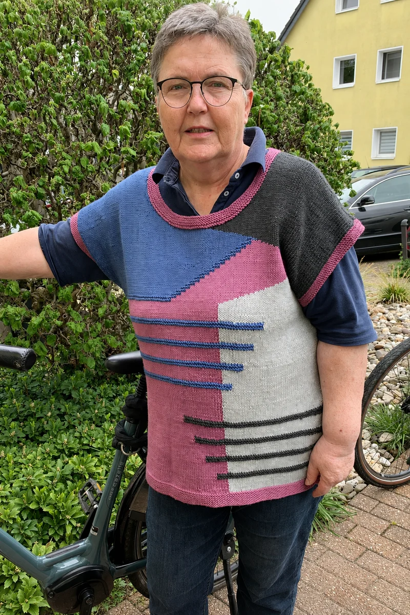 Strickanleitung Intarsia Magic Slipover (PDF)