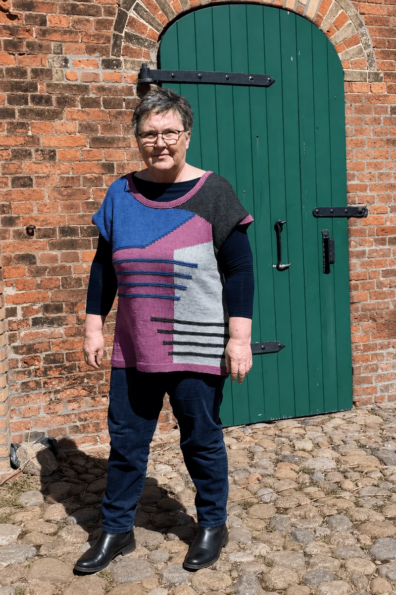 Strickanleitung Intarsia Magic Slipover (PDF)