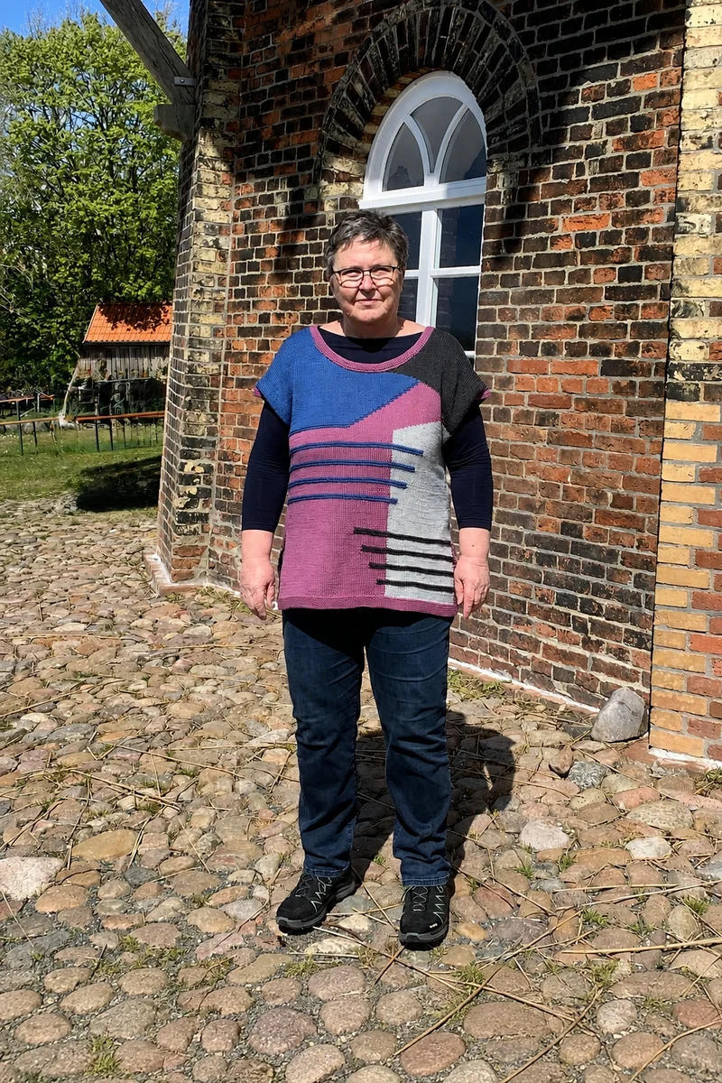 Strickanleitung Intarsia Magic Slipover (PDF)