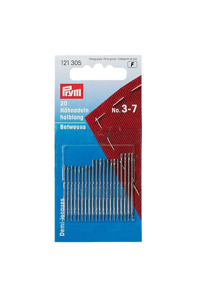 PRYM Nähnadeln halblang Nr. 3-7 (20 Stück)