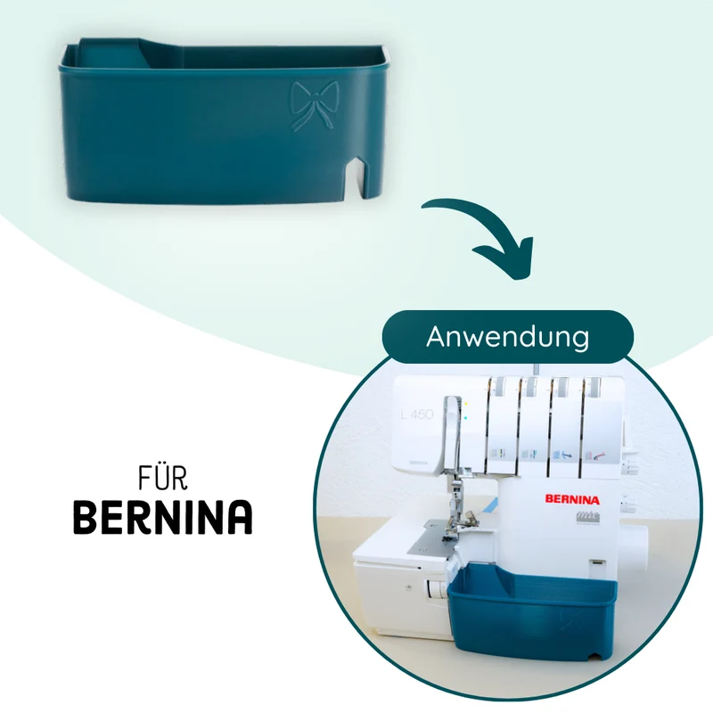 Auffangbehälter für Bernina Overlocks