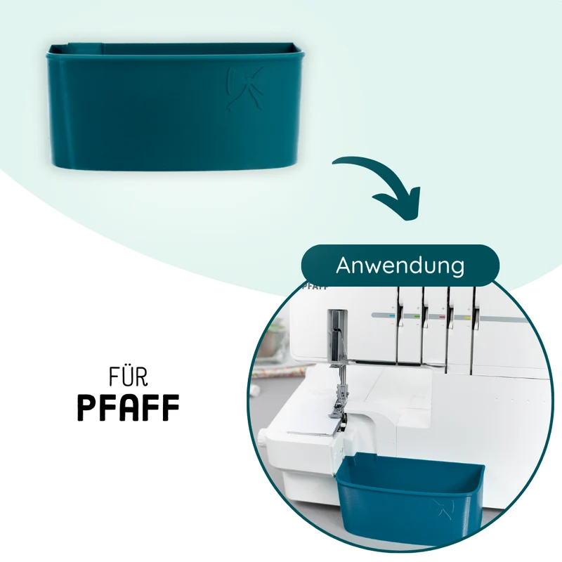 Auffangbehälter für Pfaff Overlocks