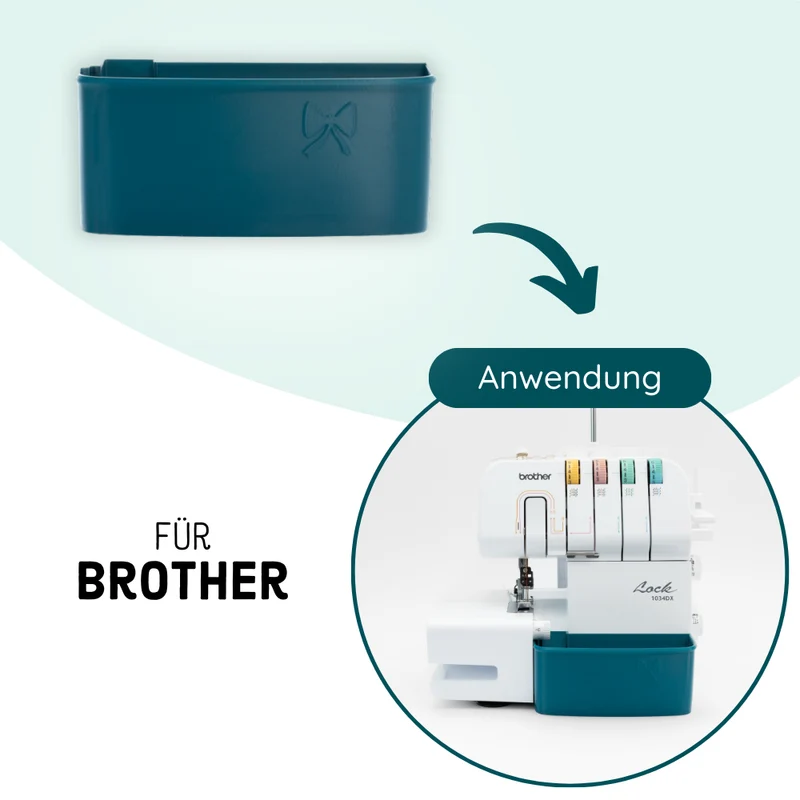 Auffangbehälter für Brother Overlocks