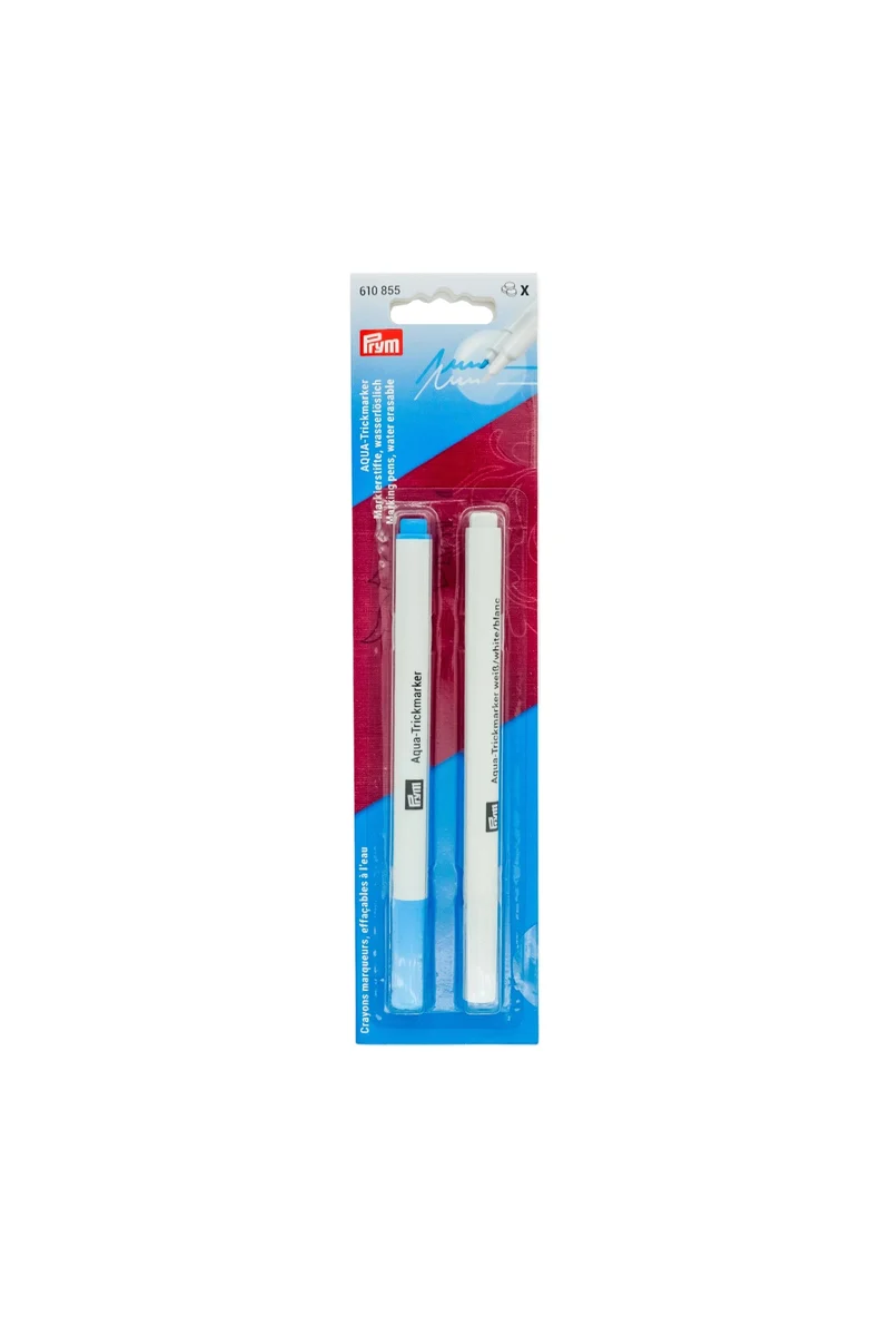 PRYM - AQUA Trickmarker weiß und türkis (2er-Set)